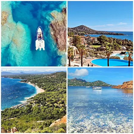 Appartamento Grand T2 Jardin Cloture Et Terrasse Couverte , Cap Esterel Pierre Et ,piscine Chauffee Des Le 05 Avril Au 02 Novembre