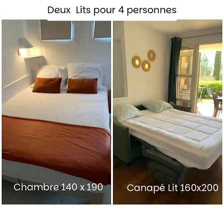 Premium Genius -vue -jardin Clôturé -terrasse -parking - Piscine Chauffée Du 04 Avril Au 01 Novembre- Raphaël Apartamento Saint-Raphaël