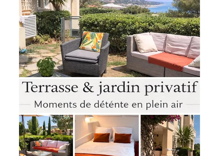 Premium Genius -vue -jardin Clôturé -terrasse -parking - Piscine Chauffée Du 04 Avril Au 01 Novembre- Raphaël Apartamento